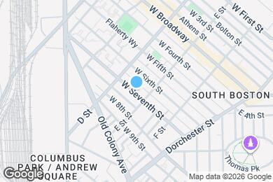 Map image of the property - 136 W 7th St