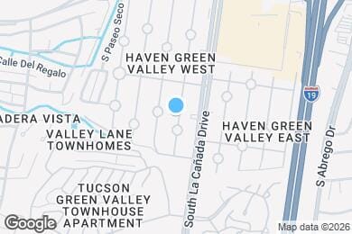 Map image of the property - 402 S Paseo Pena