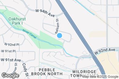 Map image of the property - 8184 W 93rd Way