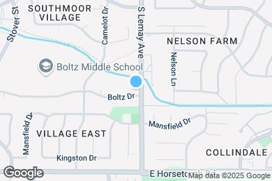 Map image of the property - 1038 Boltz Dr
