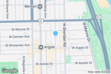 Map image of the property - 6119 N Kenmore Ave