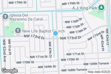 Map image of the property - 17320 NW 47th Ave