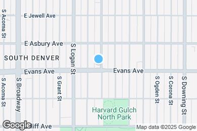 Map image of the property - 2079 S Pearl St