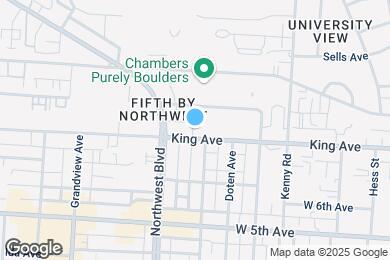 Map image of the property - 1208 King Ave
