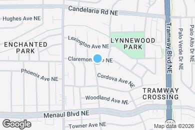 Map image of the property - 2528 Landman Dr NE