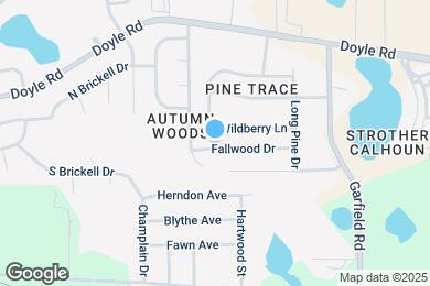 Map image of the property - 1320 Fallwood Dr