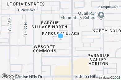 Map image of the property - 3108 E Siesta Ln