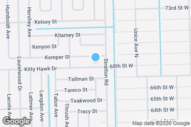 Map image of the property - 3712 Kitty Hawk Dr