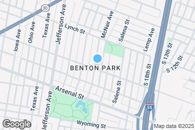 Map image of the property - 2862 McNair Ave