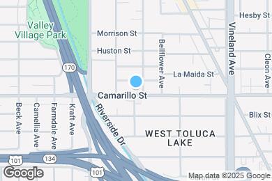 Map image of the property - 11247 Camarillo St