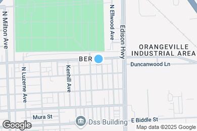 Map image of the property - 1516 N Decker Ave