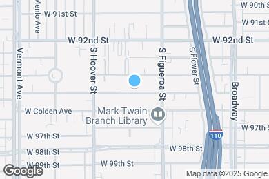 Map image of the property - 553 W 95th St