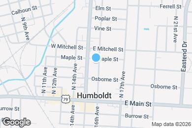 Map image of the property - 405 N 16th Ave