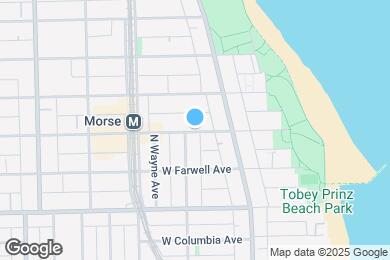 Map image of the property - 1239 W Morse Ave