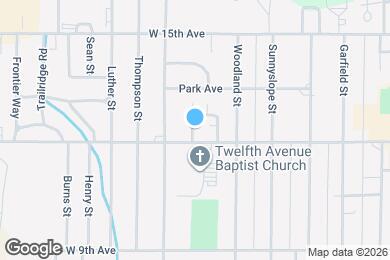 Map image of the property - 1216 Beverly St