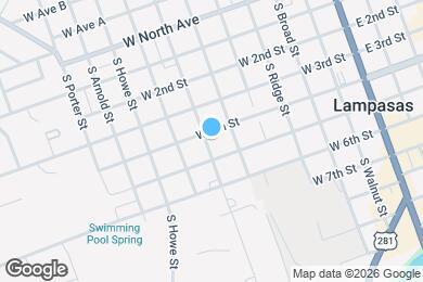 Map image of the property - 503 S Spring St