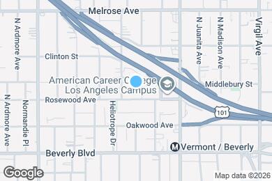 Map image of the property - 509 N Berendo St
