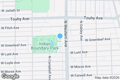 Map image of the property - 2448 W Greenleaf Ave