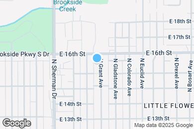 Map image of the property - 1526 N Grant Ave