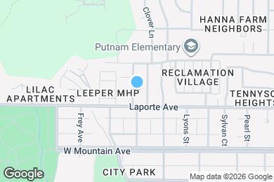 Map image of the property - 216 Fishback Ave