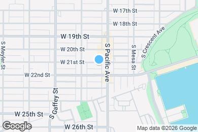 Map image of the property - 529 W 21st St