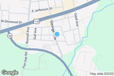 Map image of the property - 1306 George Ave
