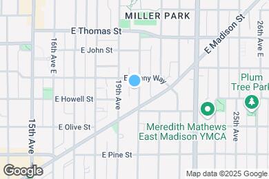 Map image of the property - Madison 2.0 Studios in Capitol Hill!