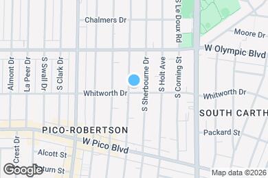 Map image of the property - 1070 S Bedford St
