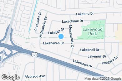 Map image of the property - 723 Lakehaven Dr