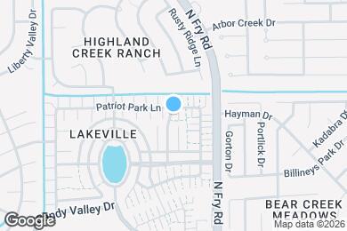 Map image of the property - 20541 Patriot Park Ln