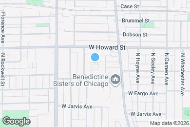 Map image of the property - 7534 N Bell Ave