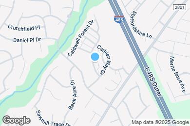 Map image of the property - 9909 Grier Springs Ln