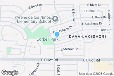 Map image of the property - 7314 S Oak St