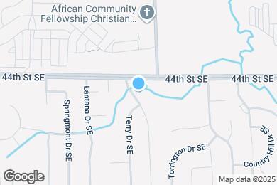Map image of the property - 4438 Morningside Dr SE