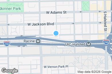 Map image of the property - 1101 W Van Buren St