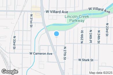 Map image of the property - 5039 N 28th St