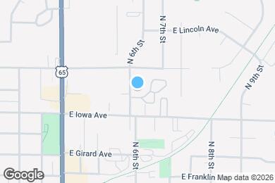 Map image of the property - 1100 N 6th St