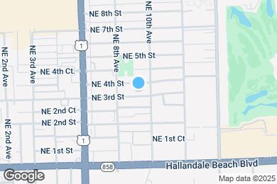 Map image of the property - 907 NE 3rd St