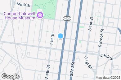 Map image of the property - 1458 S 3rd St