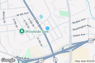 Map image of the property - 110 S 4th St