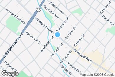 Map image of the property - 721 N Wood Ave