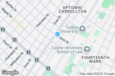 Map image of the property - 7114 Freret St
