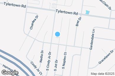 Map image of the property - 3740 N Jot Dr