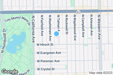 Map image of the property - 1426 N Talman Ave