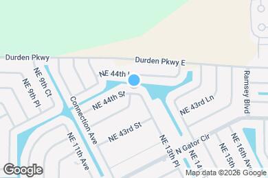 Map image of the property - 1203 NE 44th St