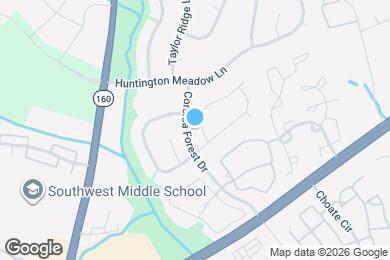 Map image of the property - 13513 Armour Ridge Dr