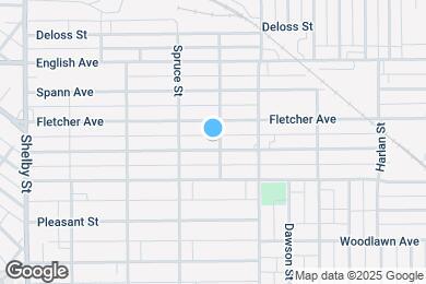 Map image of the property - 1544 Hoyt Ave