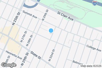 Map image of the property - 719 N 31st St
