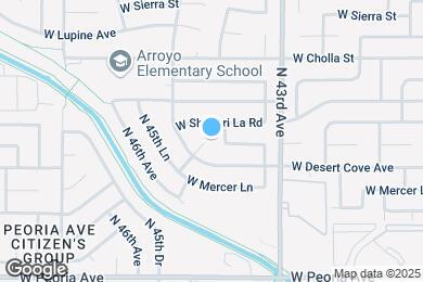 Map image of the property - 10845 N 44th Ln
