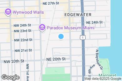 Map image of the property - 132 NE 22nd St